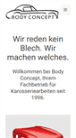 Mobile Screenshot of bodyconcept-kfz.de